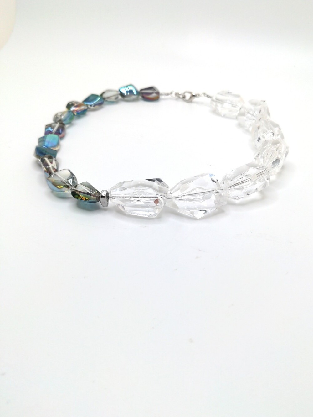 381MIDALANE Crystal Lucite Choker